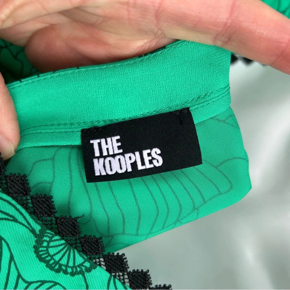 The Kooples Poppy-Print Sleeveless Top, BNWT, size “2” (M) - Picture 14 of 14